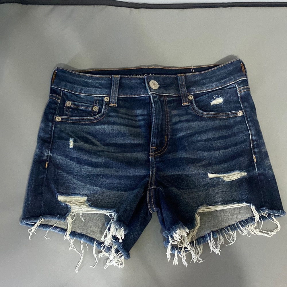 American Eagle Distressed Denim Shorts